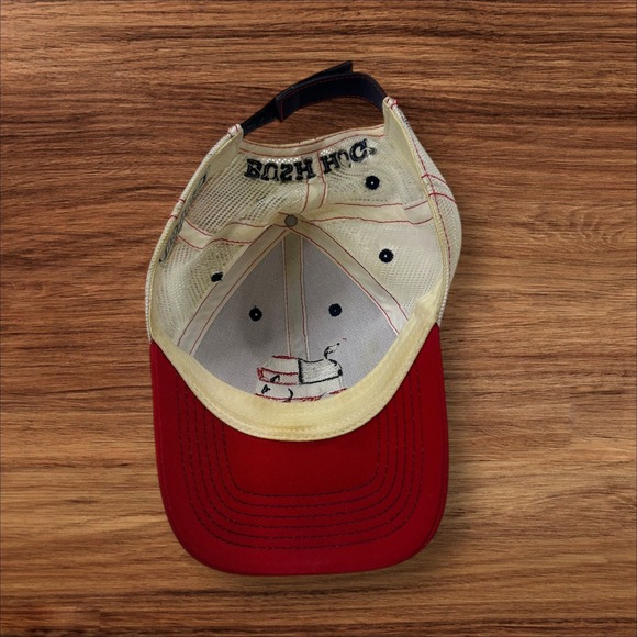Bush Hog American Flag‎ Hog Trucker Hat Patriotic USA Mesh Back Cap - Picture 5 of 8